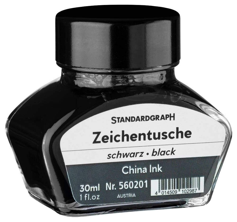 STANDARDGRAPH Zeichentusche Standardgraph Zeichentechnik Zeichentusche schwarz 30ml