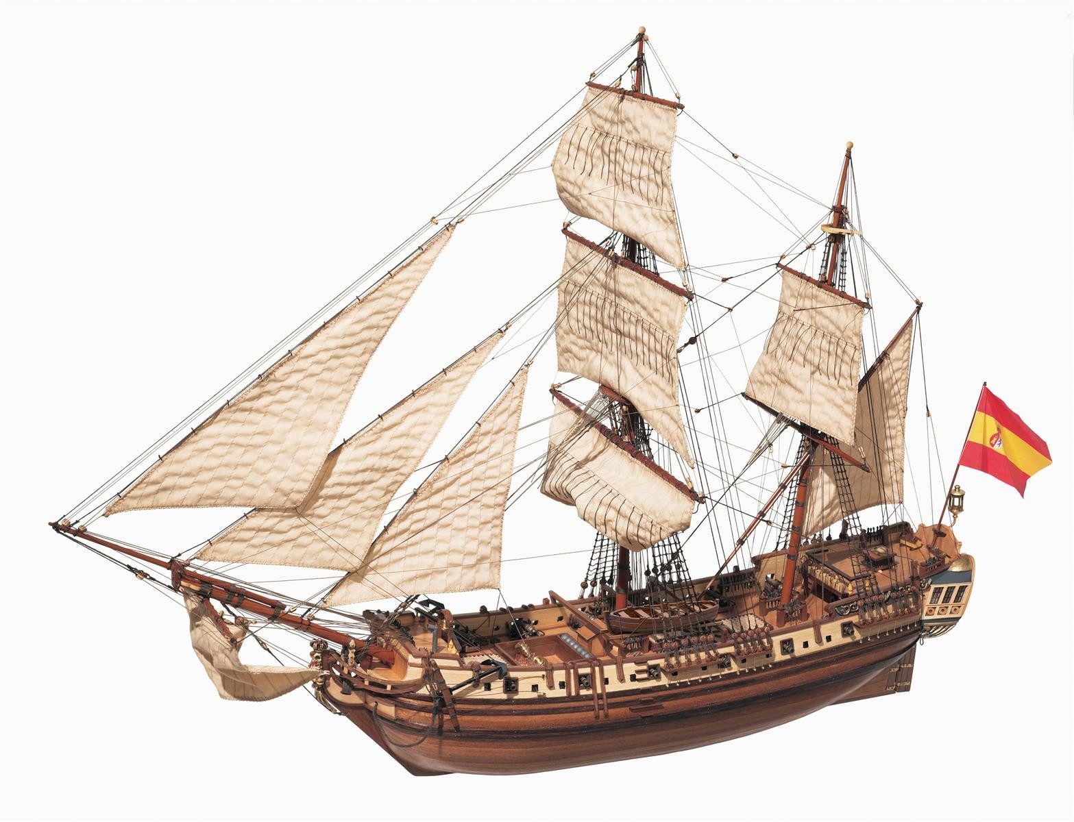 Modellbausatz Candelaria Maßstab 1:85 Schiffsbausatz