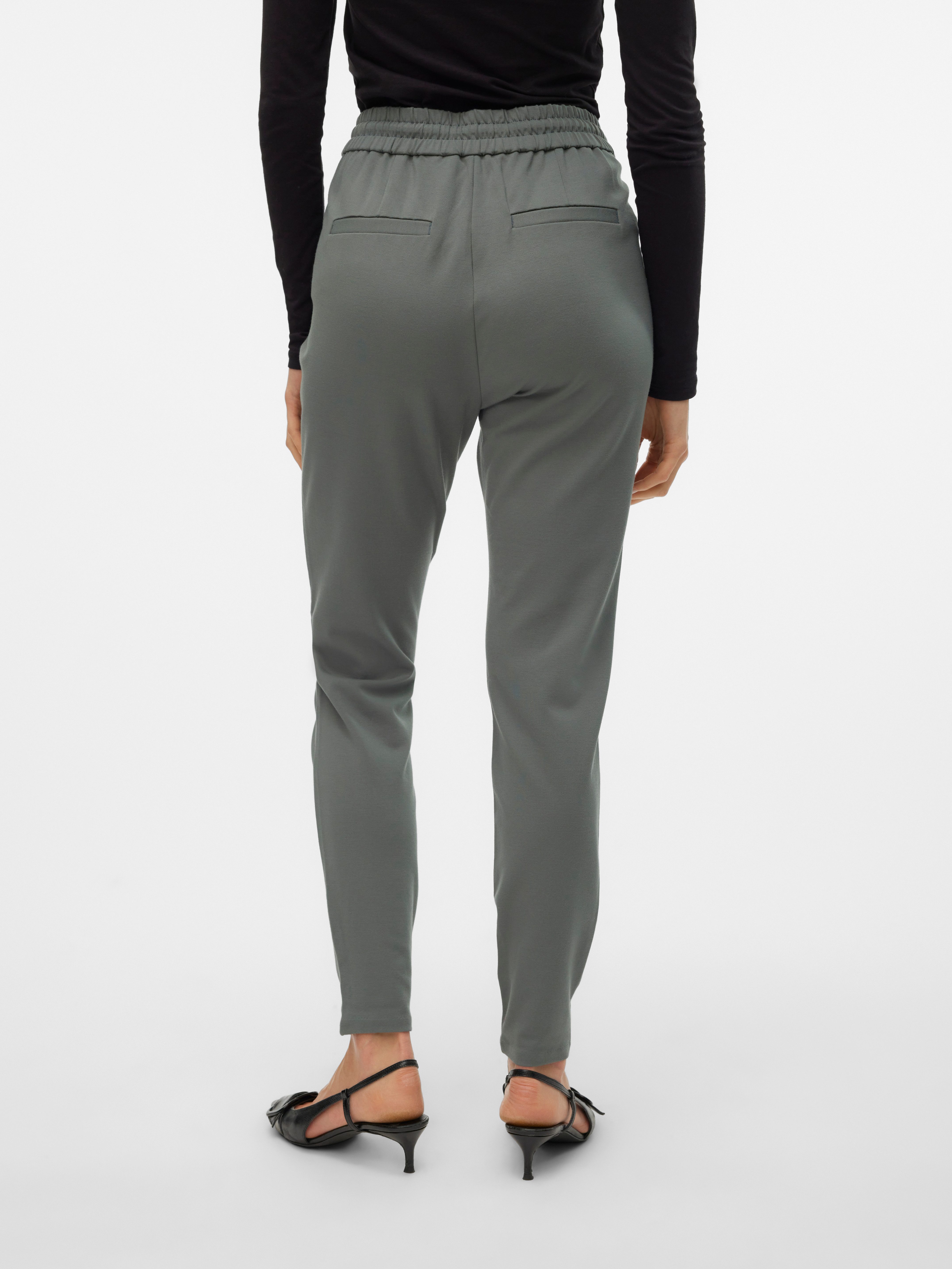 Vero Moda Jogger Pants VMEVA MR LOOSE STRING PANT GA NOOS hinten mit elastischem Bündchen