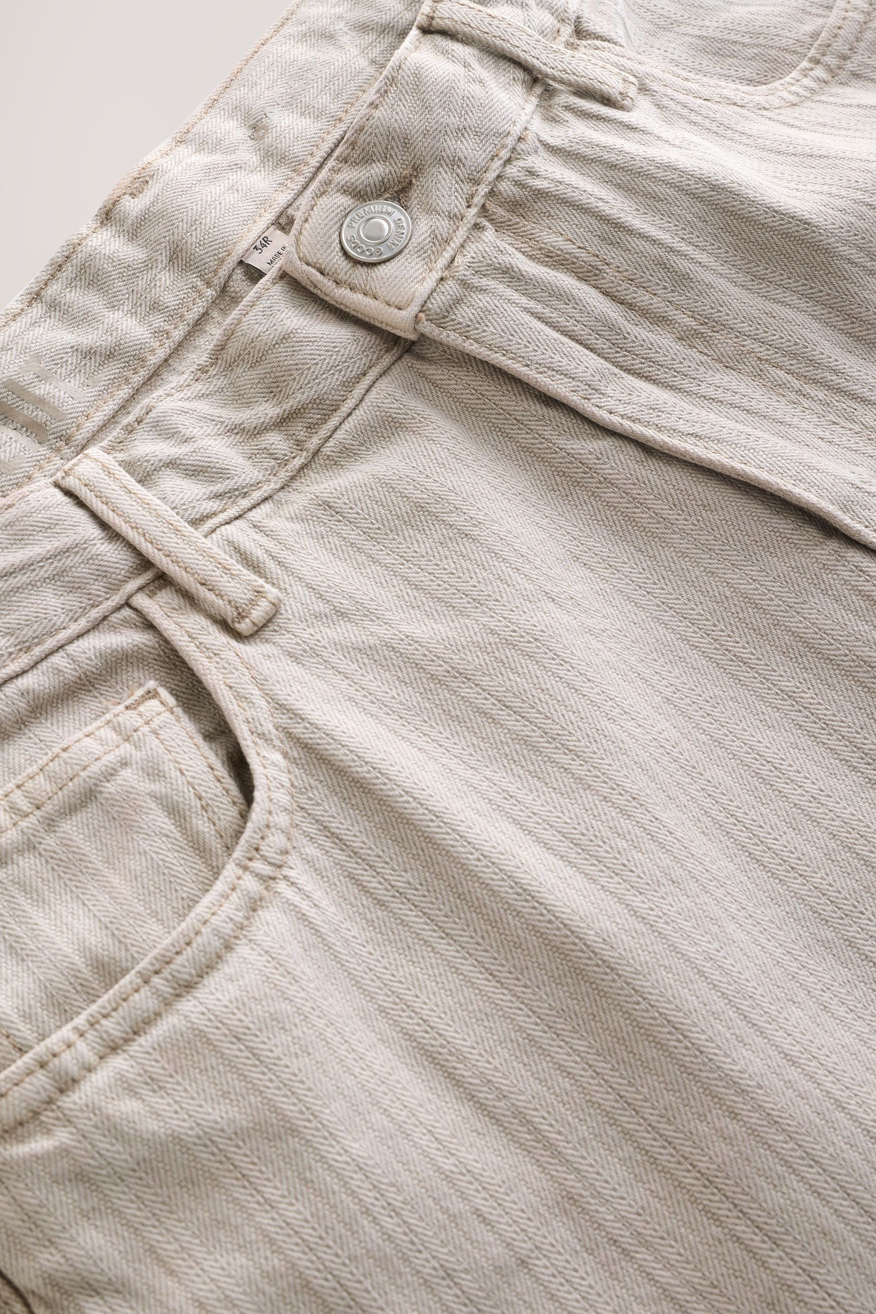 Next Weite Jeans Edit strukturierte Schlabberjeans (1-tlg)