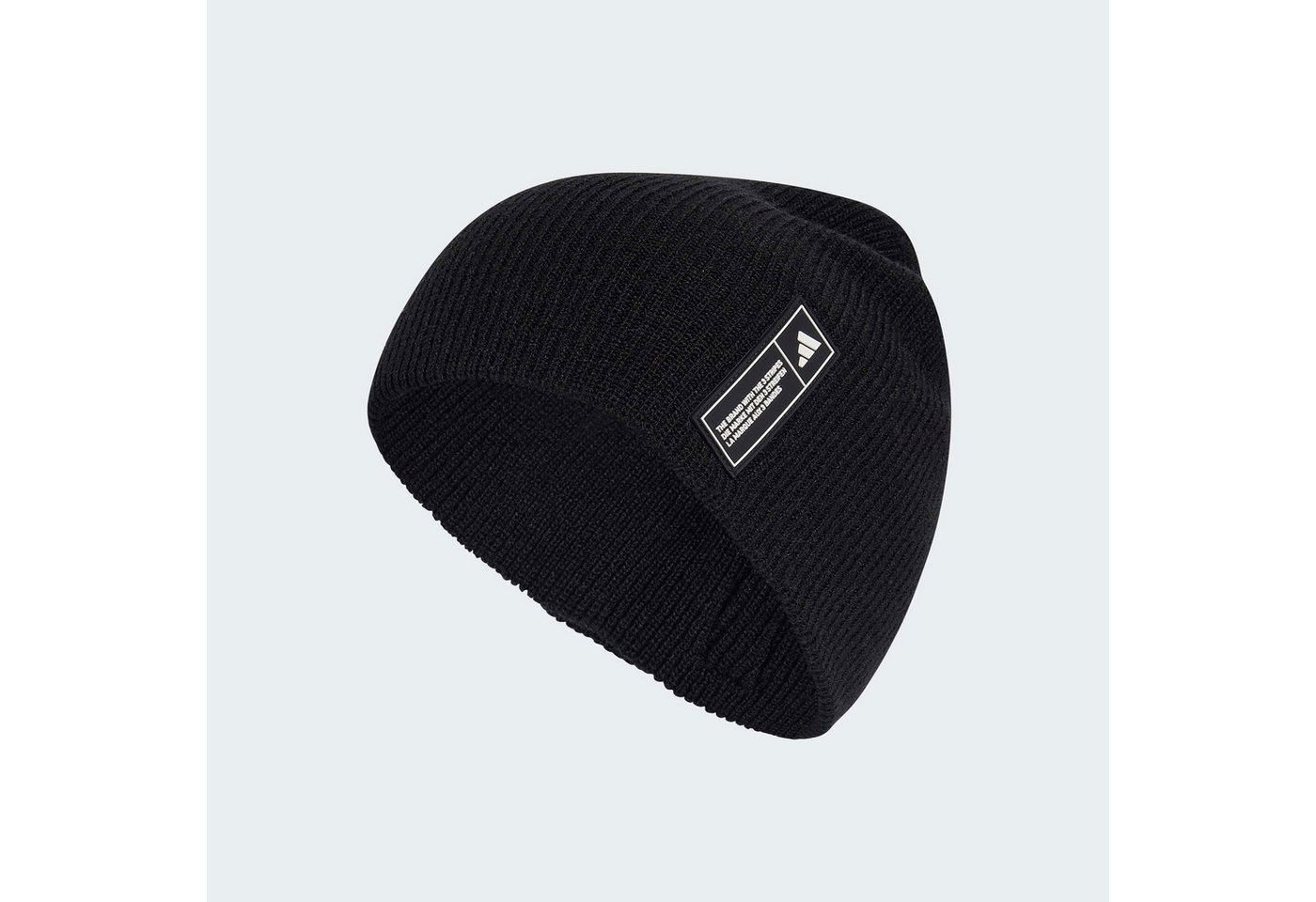 adidas Sportswear Beanie ESSENTIALS LABEL BEANIE für Erwachsene, sportlicher Stil, aus Polyacryl