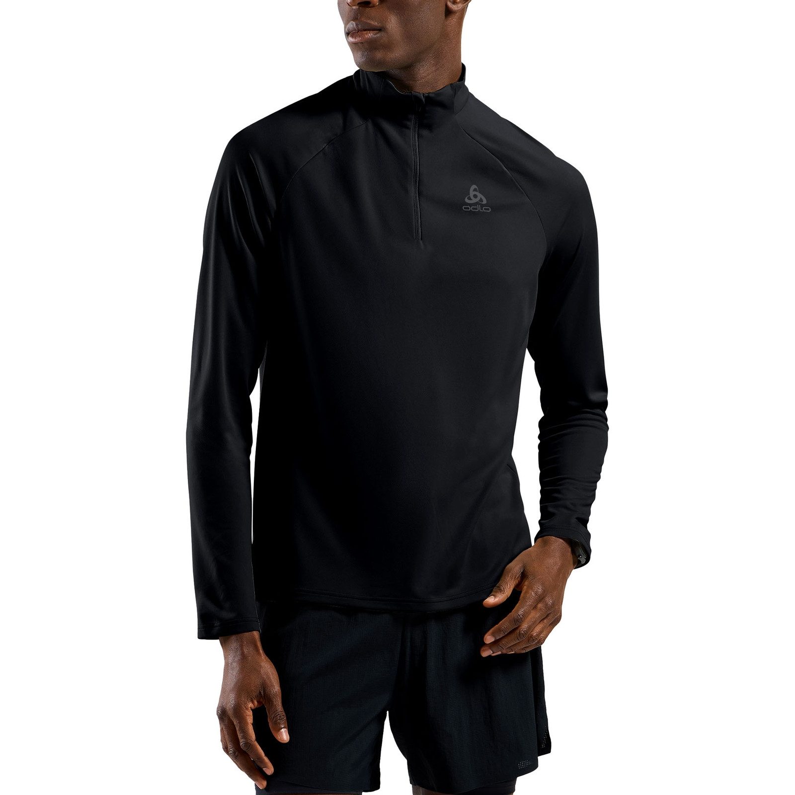 Odlo Stehkragenpullover Essentials Mid Layer mit Halfzip