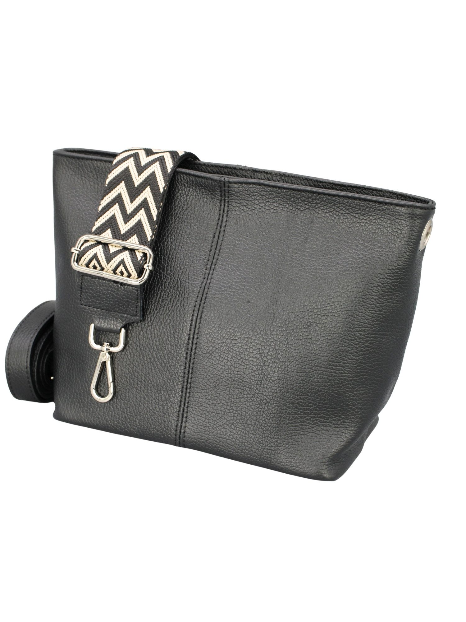 Adel Bags Schultertasche Vera Echt Leder Umhängetasche mit Innenfächern – 10 Farben, echtes Leder