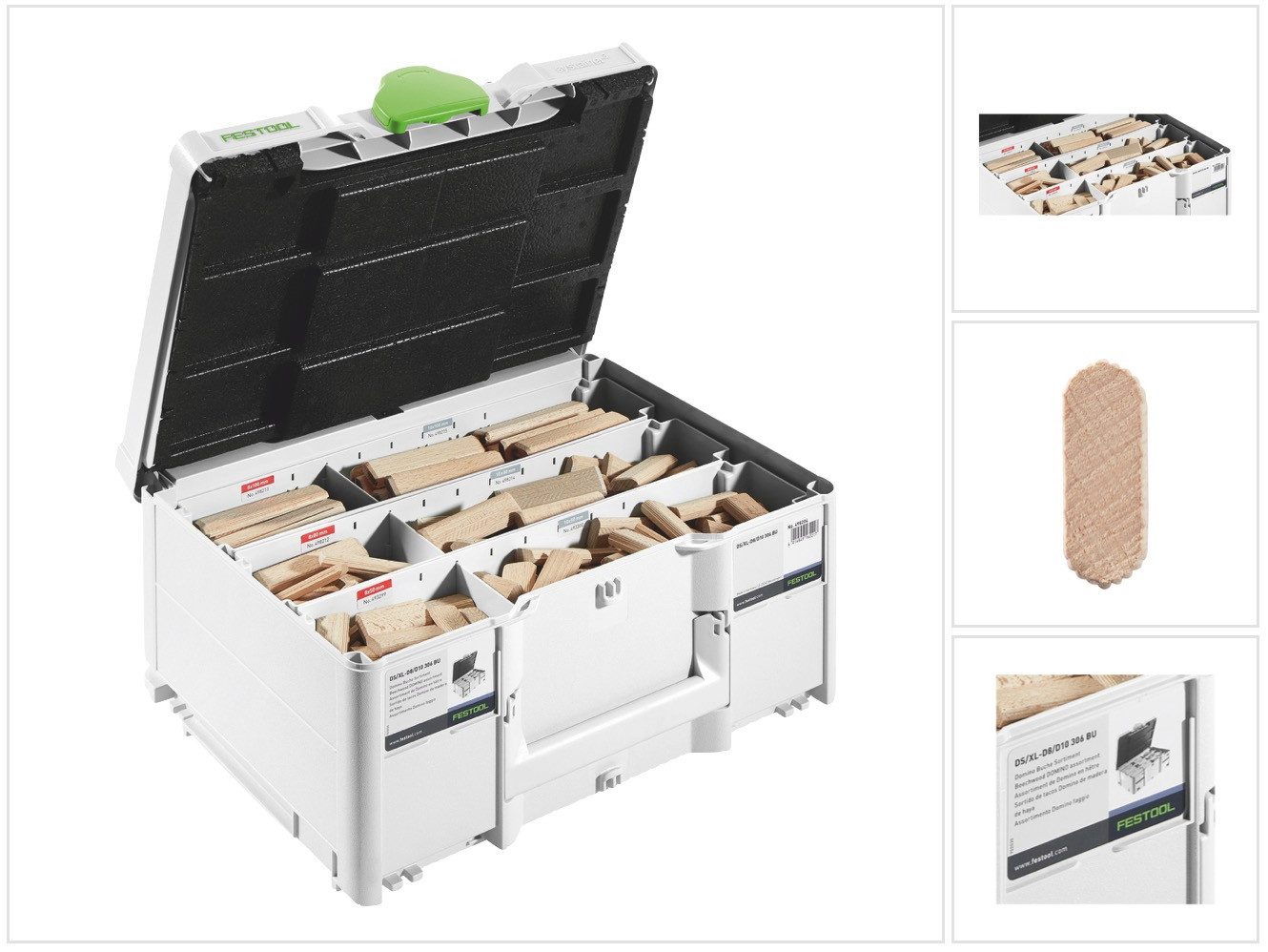 FESTOOL Spreizdübel DOMINO XL DS/XL D8/D10 306 BU Dübel Buche 8 x 50 - 10 x 100 mm (5767