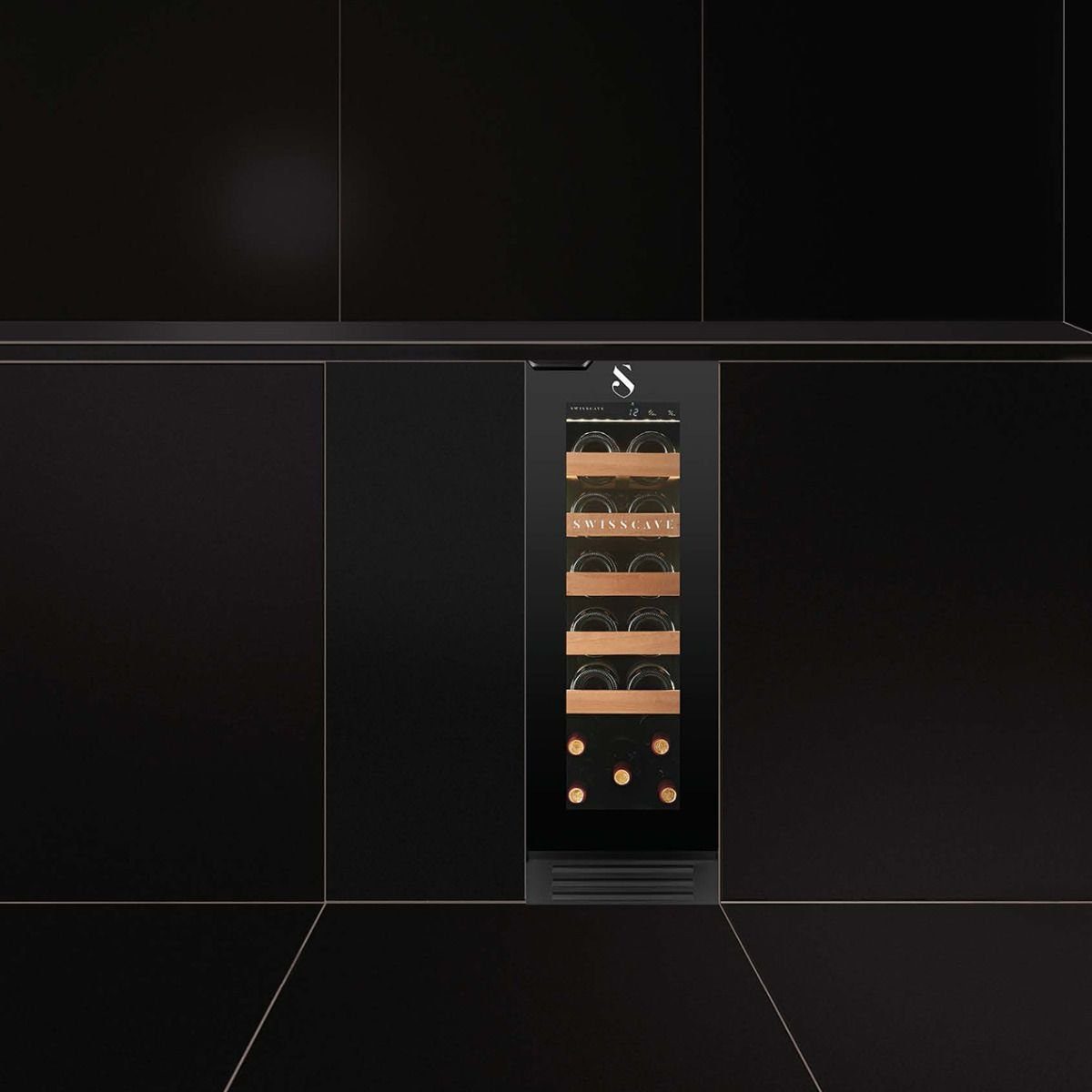 Weinkühlschrank WLU-50F 1-Zonen Weinkühlschrank, 30 cm, 15 Flaschen, Unterbau