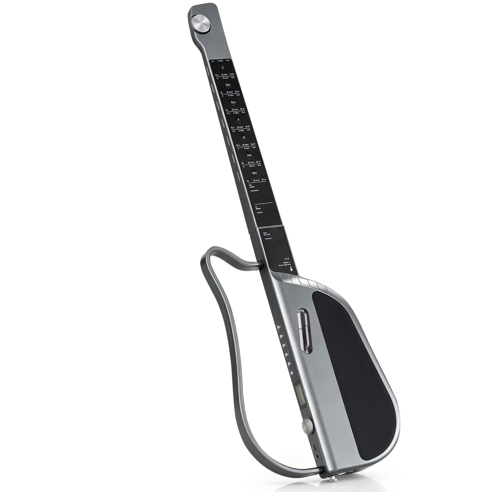COSTWAY Halbakustik-Gitarre tragbare Begleitgitarre, mit integrierter Drum-Machine, 20 Rhythmen und 30 Klangfarben
