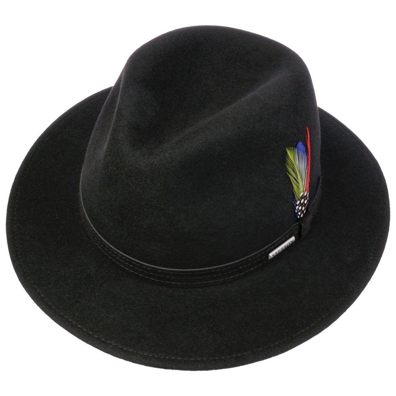 Stetson Filzhut (1-St) Wollfilzhut mit Lederband, Made in the EU