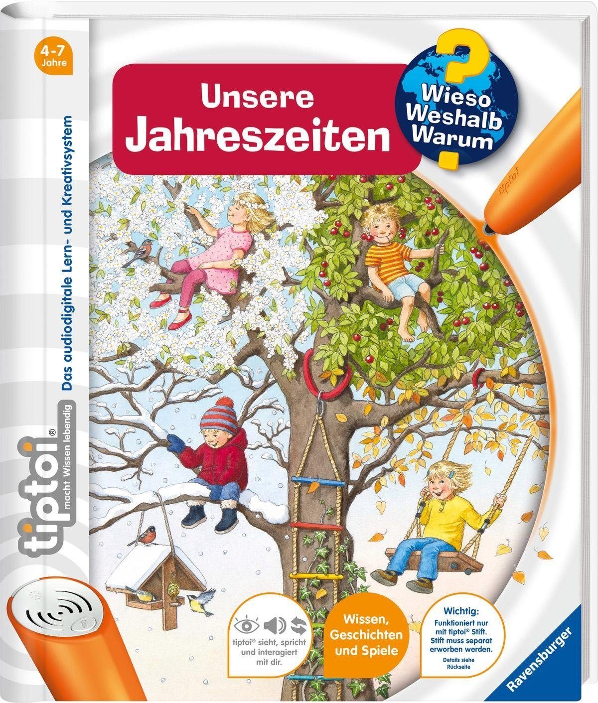 Ravensburger Buch tiptoi® WWW - Unsere Jahreszeiten, Made in Europe