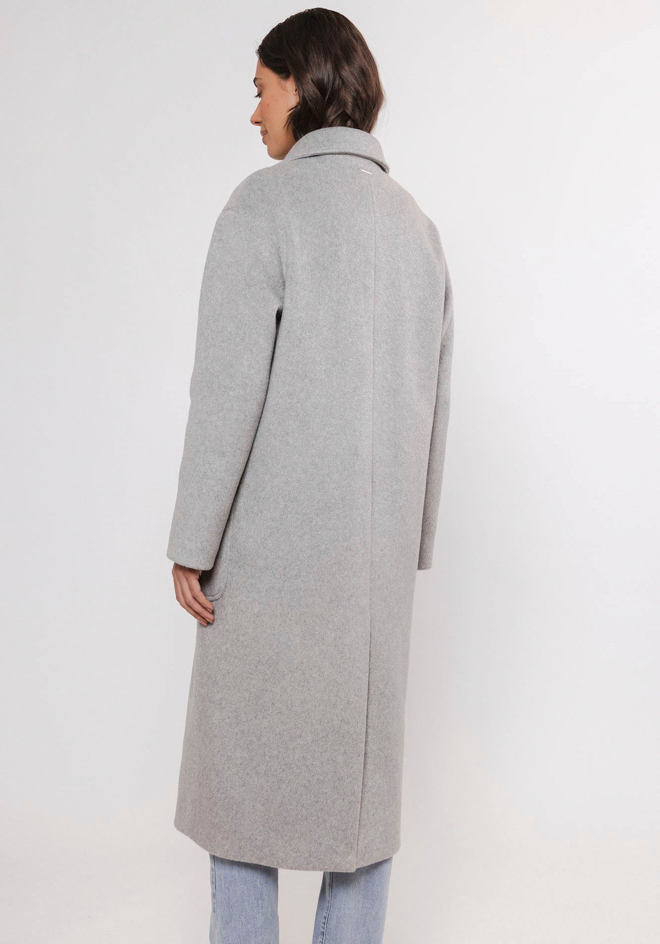 Rino & Pelle Langmantel TEUNI in melierter Optik günstig online kaufen