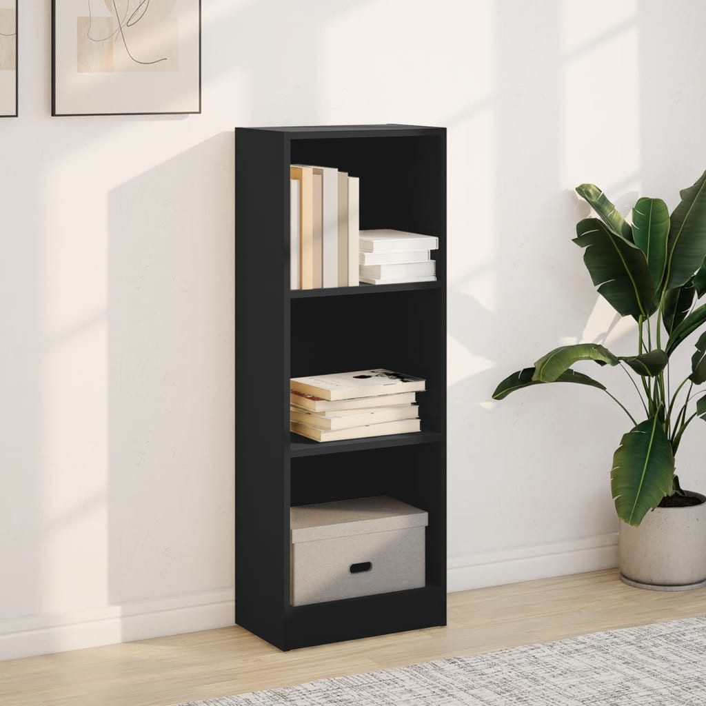 vidaXL Bücherregal Bücherregal Schwarz 40x24x109 cm günstig online kaufen