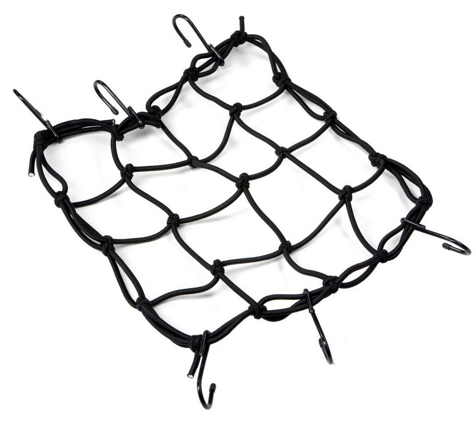 IWH Schutznetz Fahrradnetz 30 x 30 cm textile Gummizüge elastisch