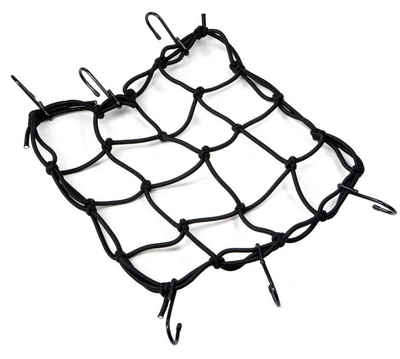 IWH Schutznetz Fahrradnetz 30 x 30 cm textile Gummizüge elastisch Metallhaken Fahrrad Netz