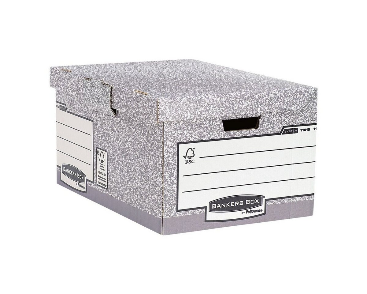 Thumbnail - BANKERS BOX SYSTEM Archivcontainer (10 St), mit Klappdeckel