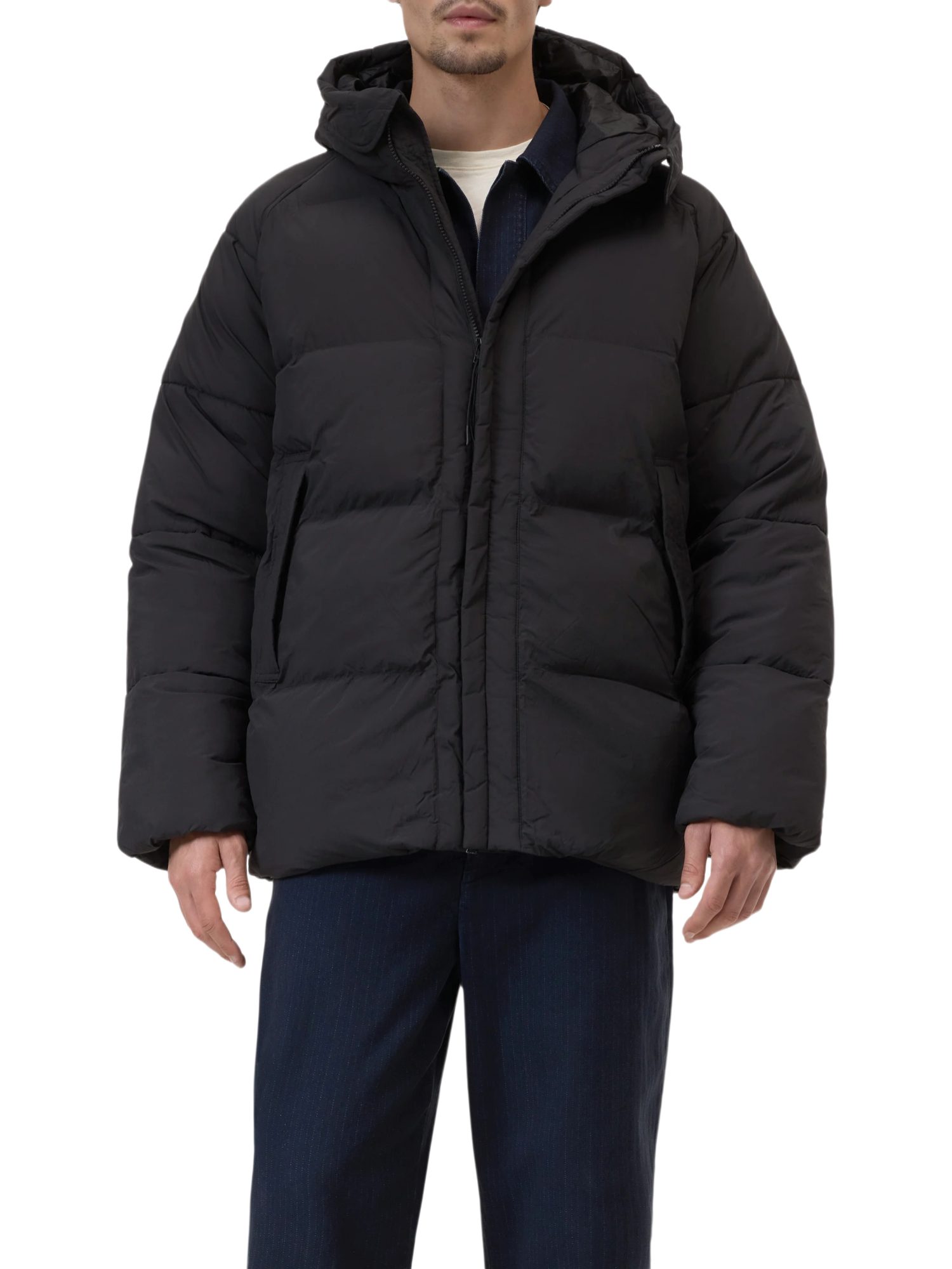 CLOSED Funktionsjacke schwarz,Outdoor,Nylon,Unifarben,Lang,Regular Fit