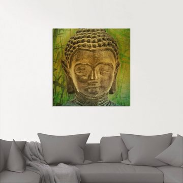 Artland Glasbild Buddha II, Religion (1 St), in verschiedenen Größen