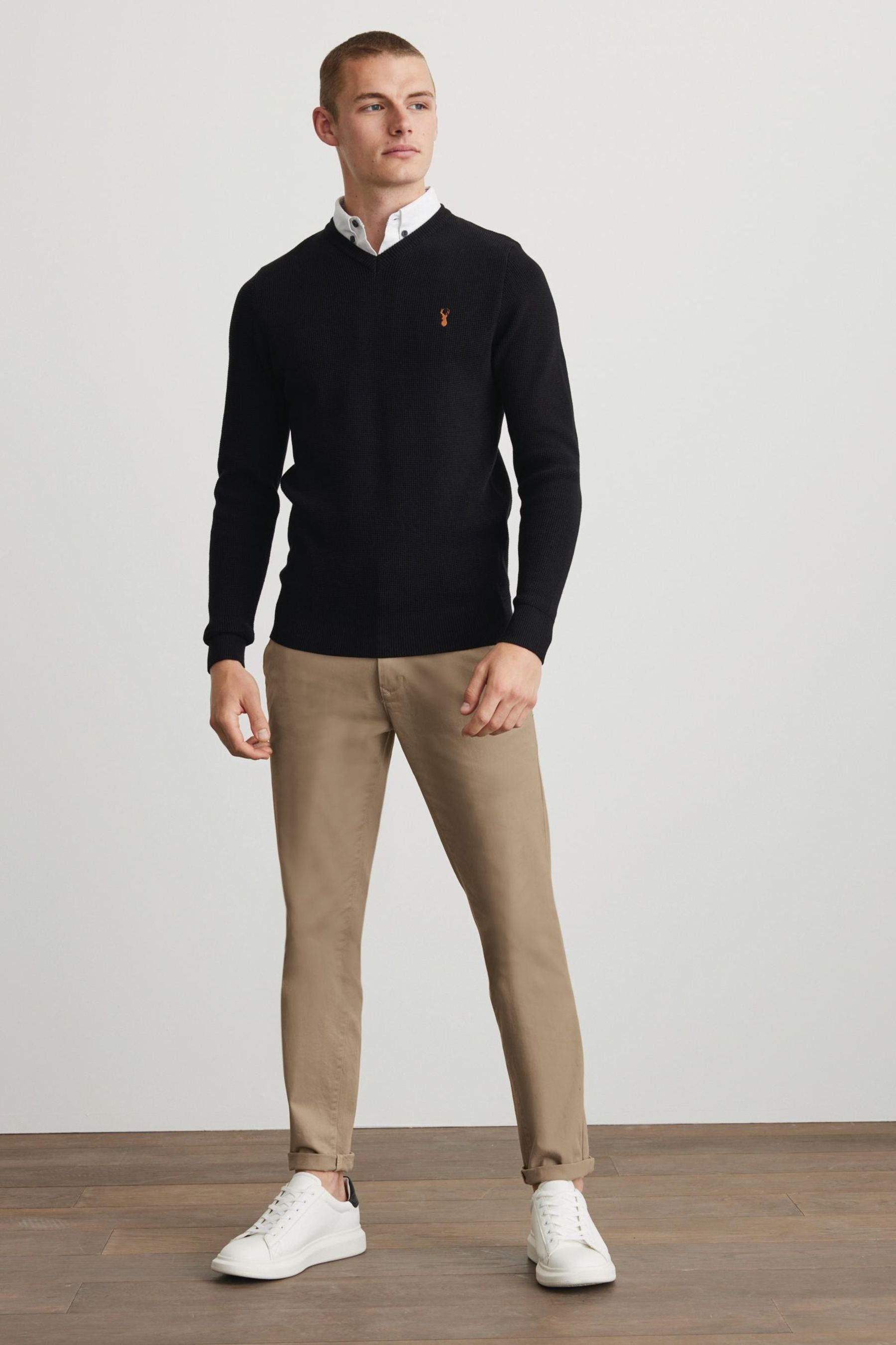 Next 2-in-1-Pullover Pullover mit Hemdkragen (1-tlg)