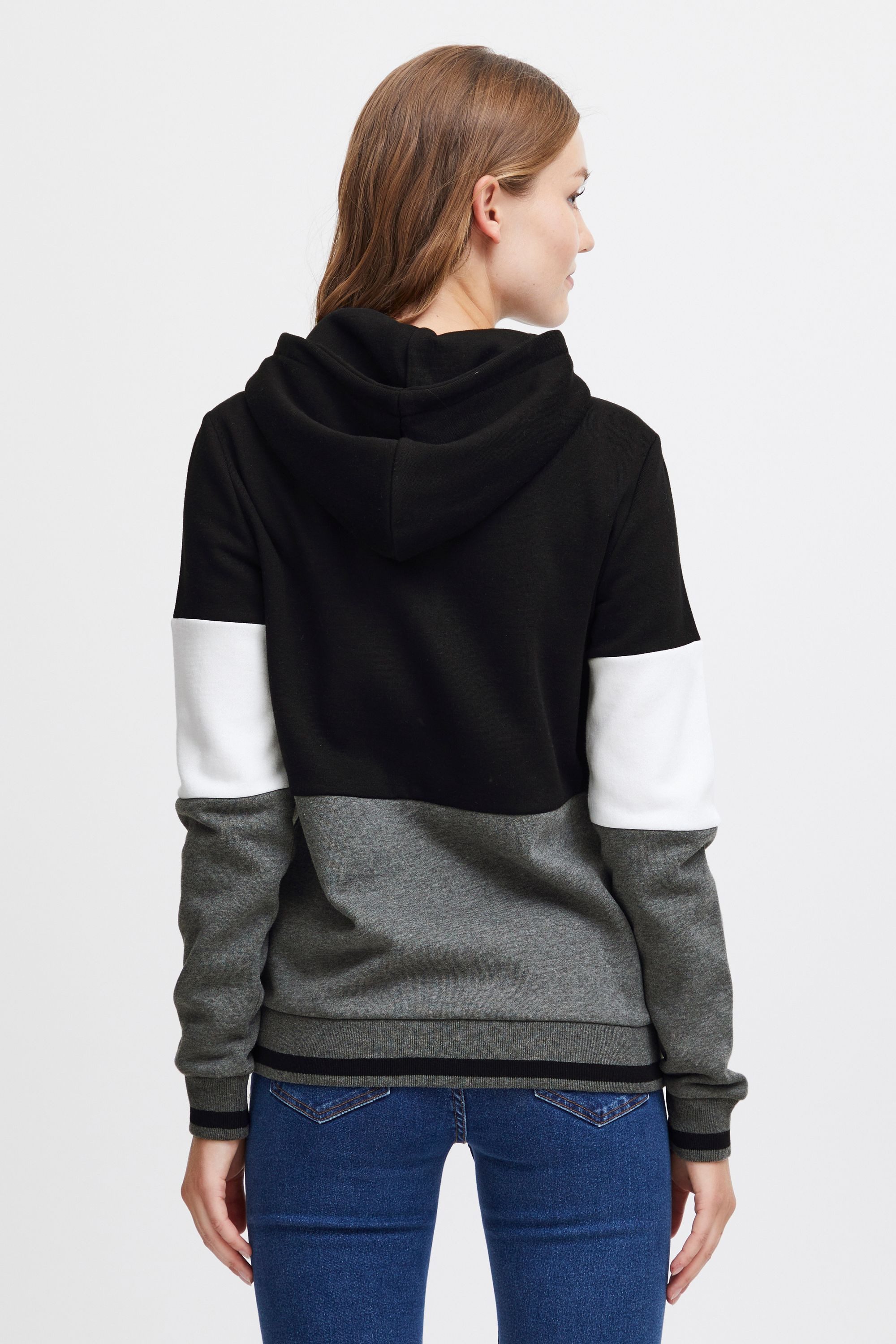 OXMO Kapuzensweatjacke OXOmanna Modischer Pullover