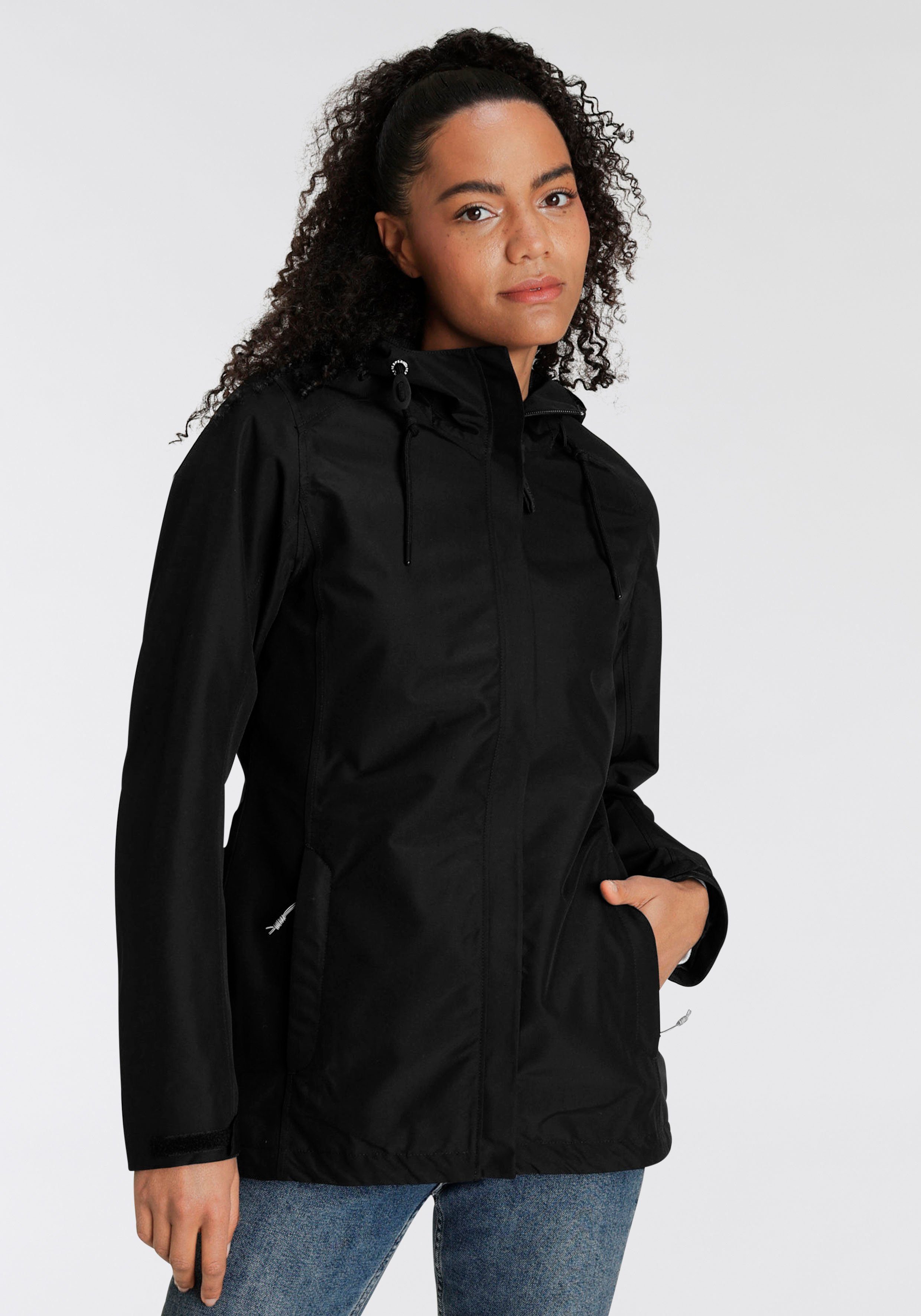 Icepeak Funktionsjacke D FUNKTIONSJACKE Winddicht & Wasserdicht black ADENAU