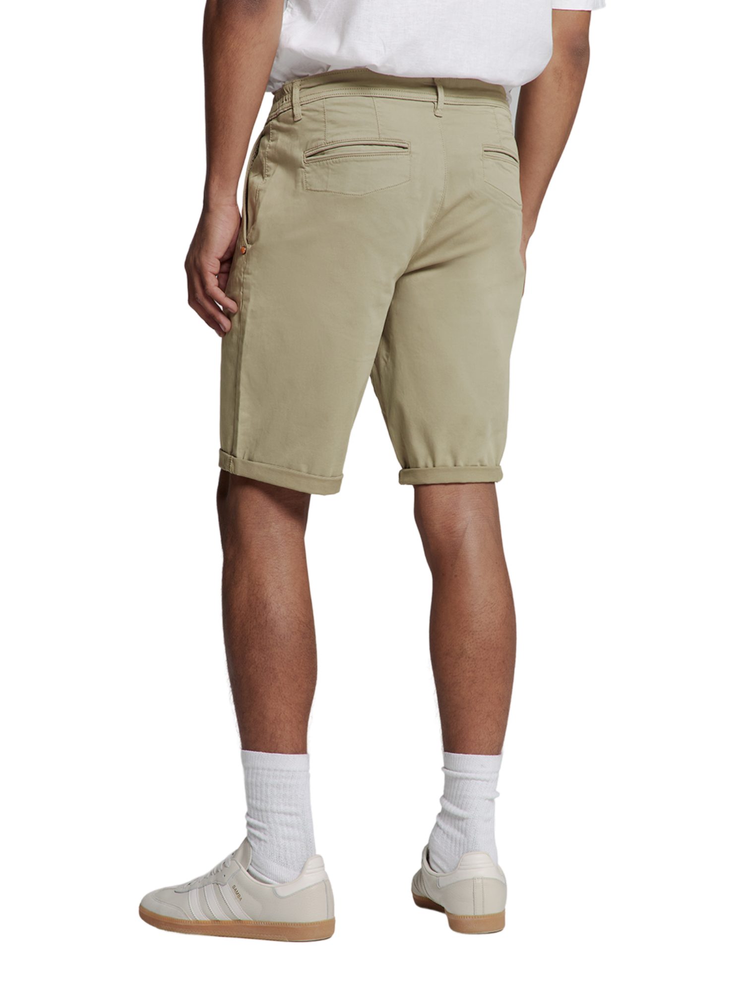 NO EXCESS Bermudas natur,Freizeit,Baumwolle,Unifarben,Comfort Fit,Mittel