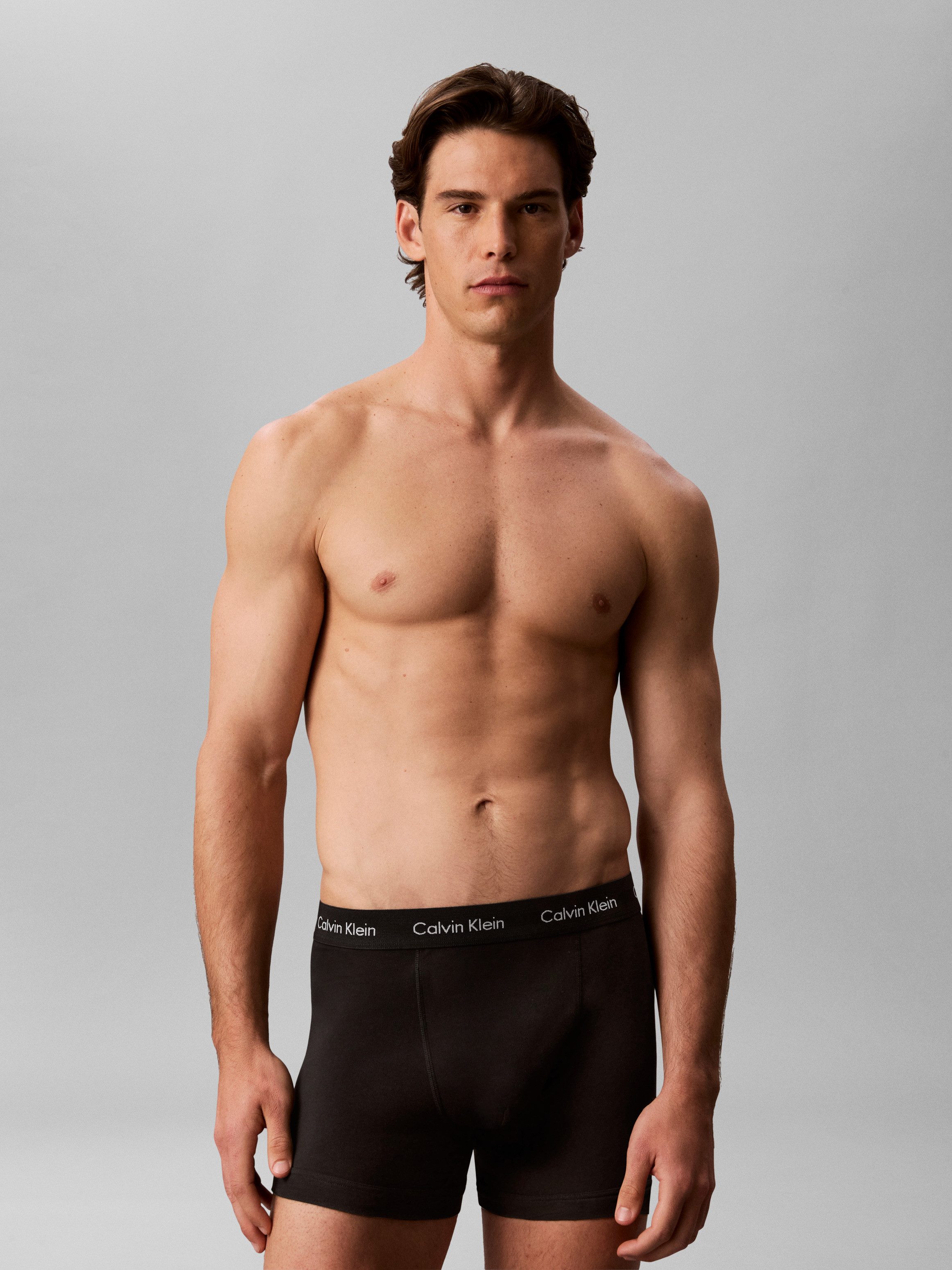 Calvin Klein Underwear Trunk TRUNK 3PK (Packung, 3-St) mit Calvin Klein Logo-Elastikbund (3 Stück)