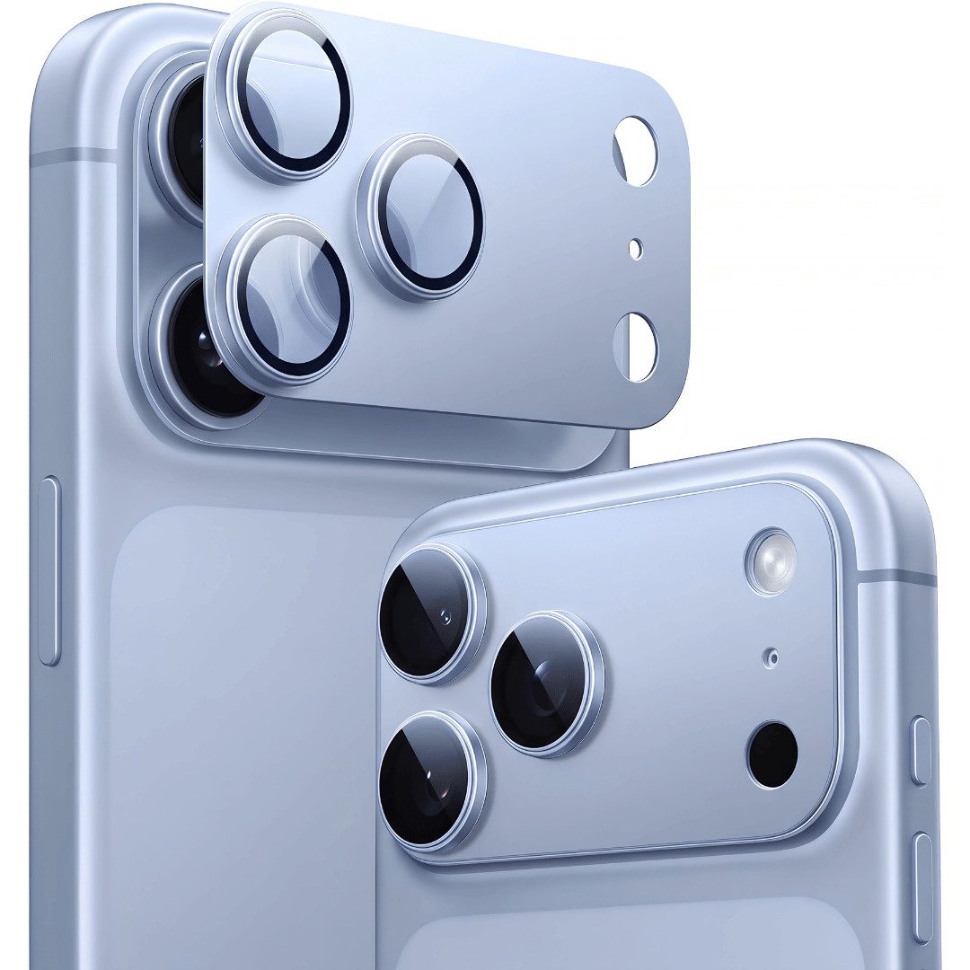SmartUP Kameraschutzglas für Apple iPhone 18 Pro Titan Metall Kamera Linse Panzerfolie Glas für Apple iPhone 18 Pro, 1 Stück, Rundumschutz, passgenaue Verarbeitung