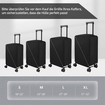 RefinedFlare Kofferhülle Elastische Kofferschutzhülle. Gepäckradschutzhülle, sicher und tragbar