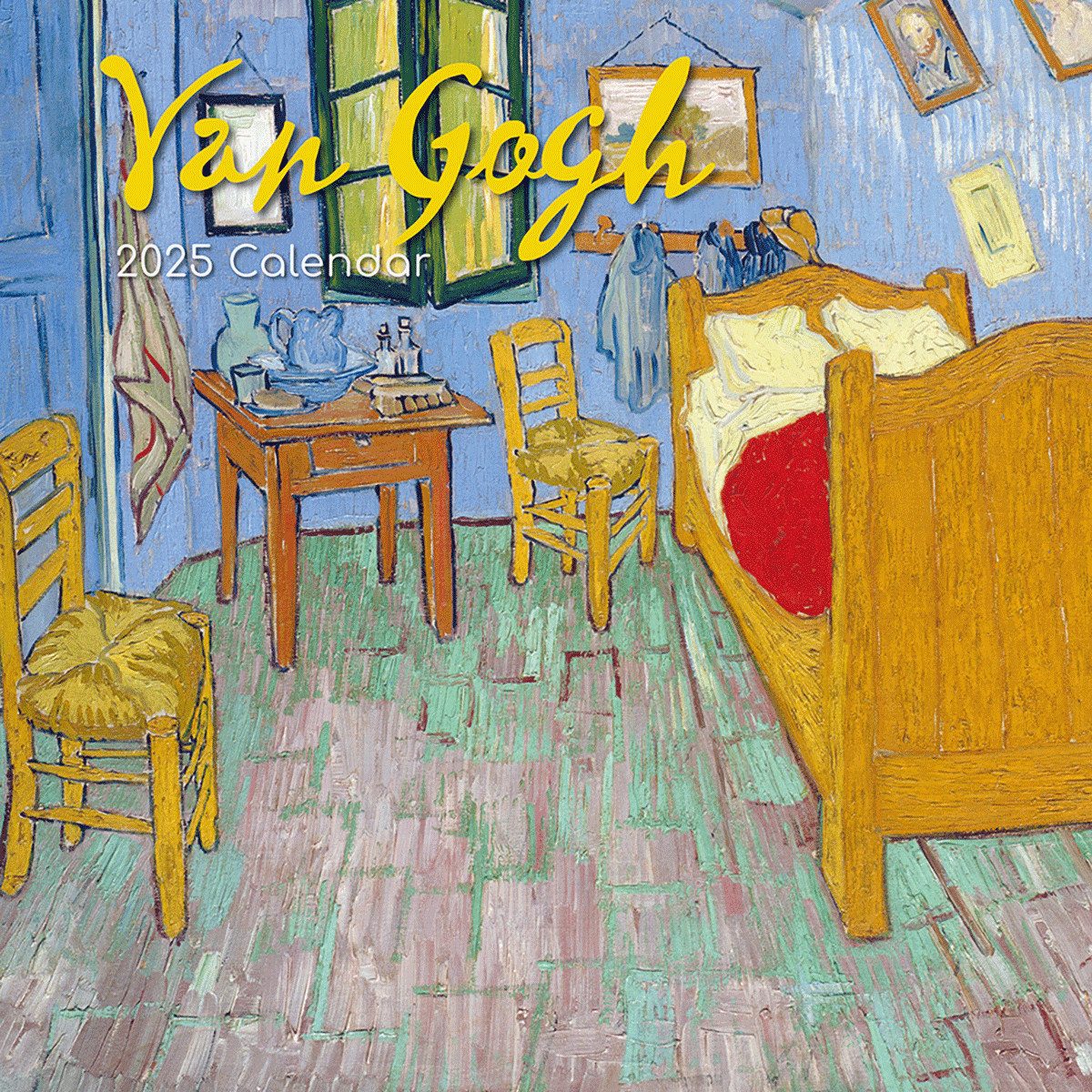 Wandkalender Vincent van Gogh 2025 – 16-Monatskalender: Original Gifted Statione
