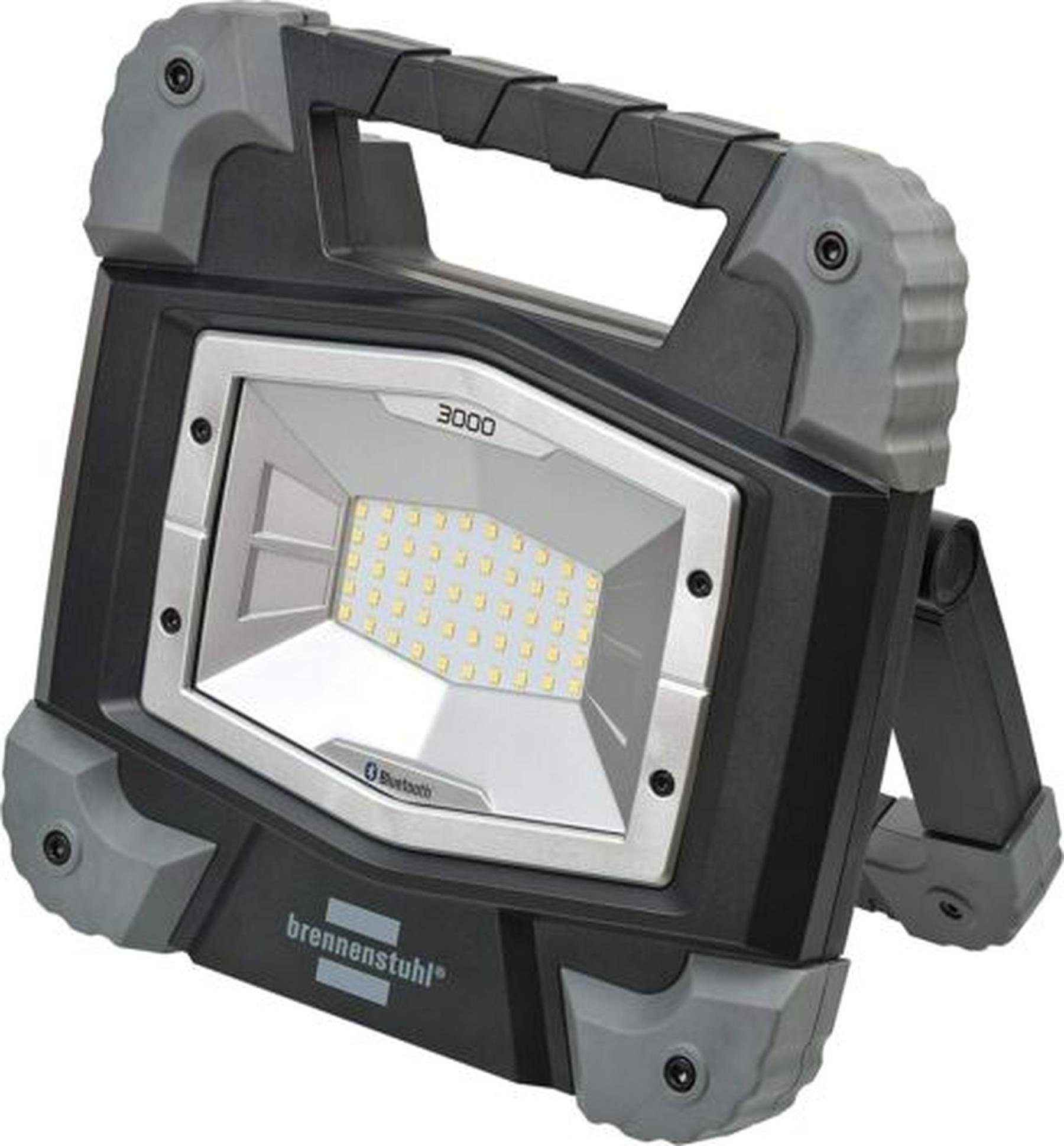Brennenstuhl LED Taschenlampe Brennenstuhl Mobiler Bluetooth LED Strahler  TORAN 3000 MB
