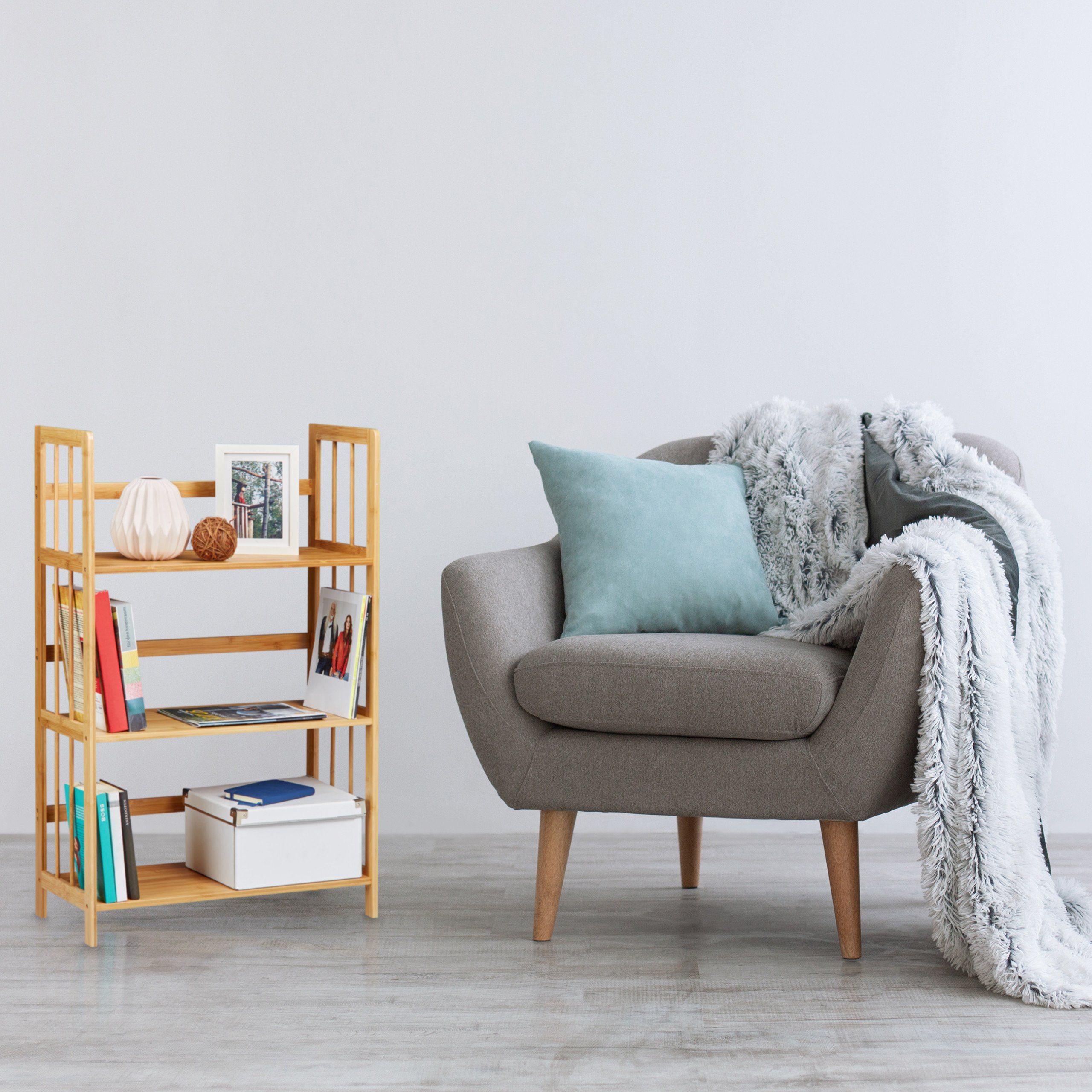 relaxdays Standregal Bambus günstig online kaufen