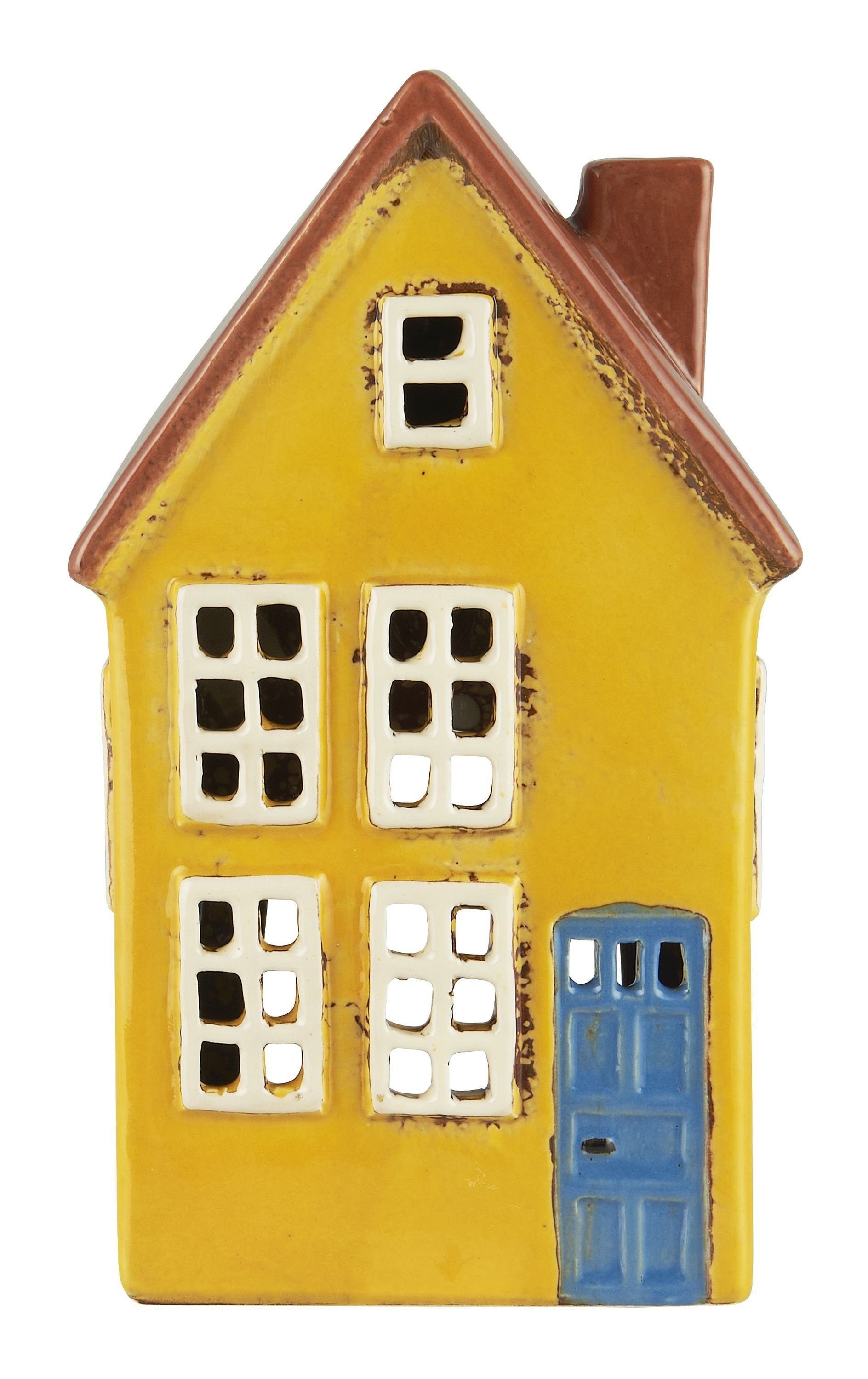 Ib Laursen Teelichthalter Lichterhaus Teelichthalter Teelichthaus Windlicht Haus H19cm Ib