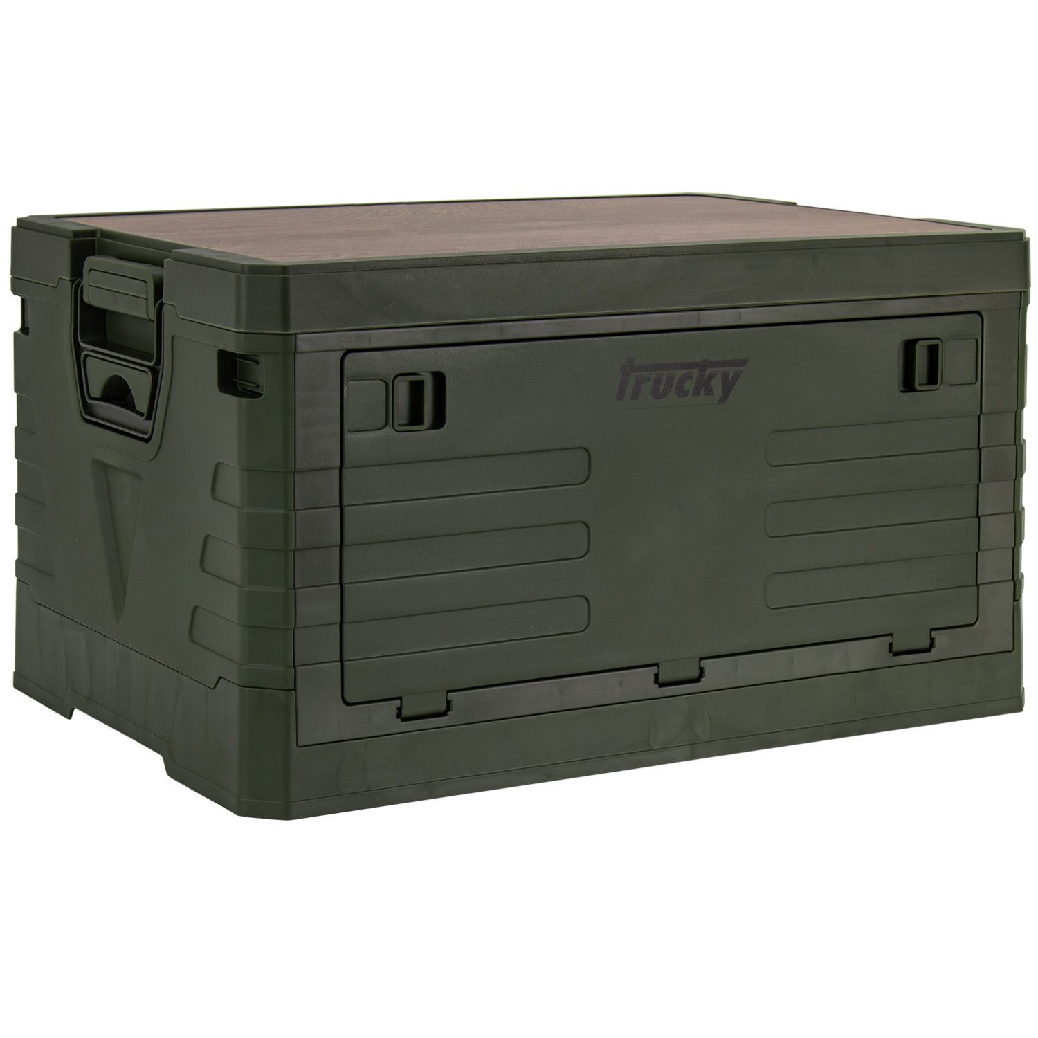 Trucky Faltbox Storage Box 45 L Camping Klappbox Klappkiste 53 x 36 x 29 cm Grün