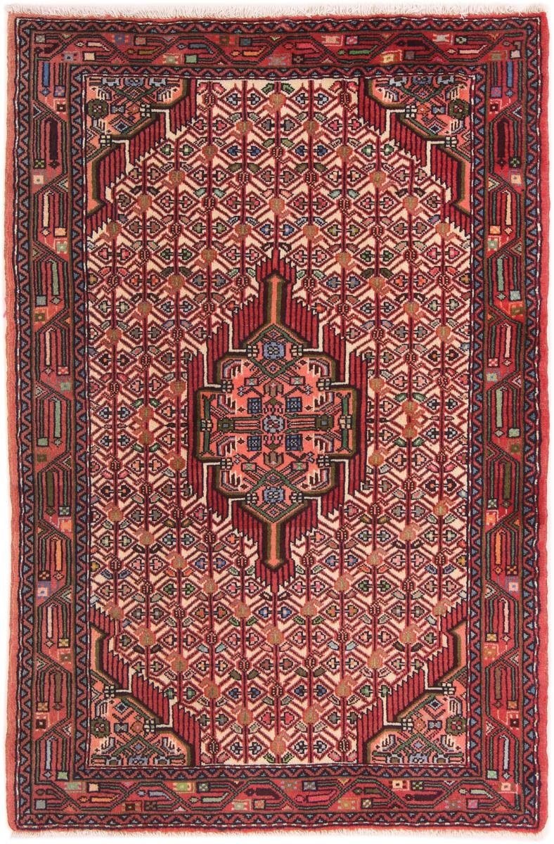 Orientteppich Hamadan 109x162 Handgeknüpfter Orientteppich / Perserteppich, Nain Trading, rechteckig, Höhe: 8 mm
