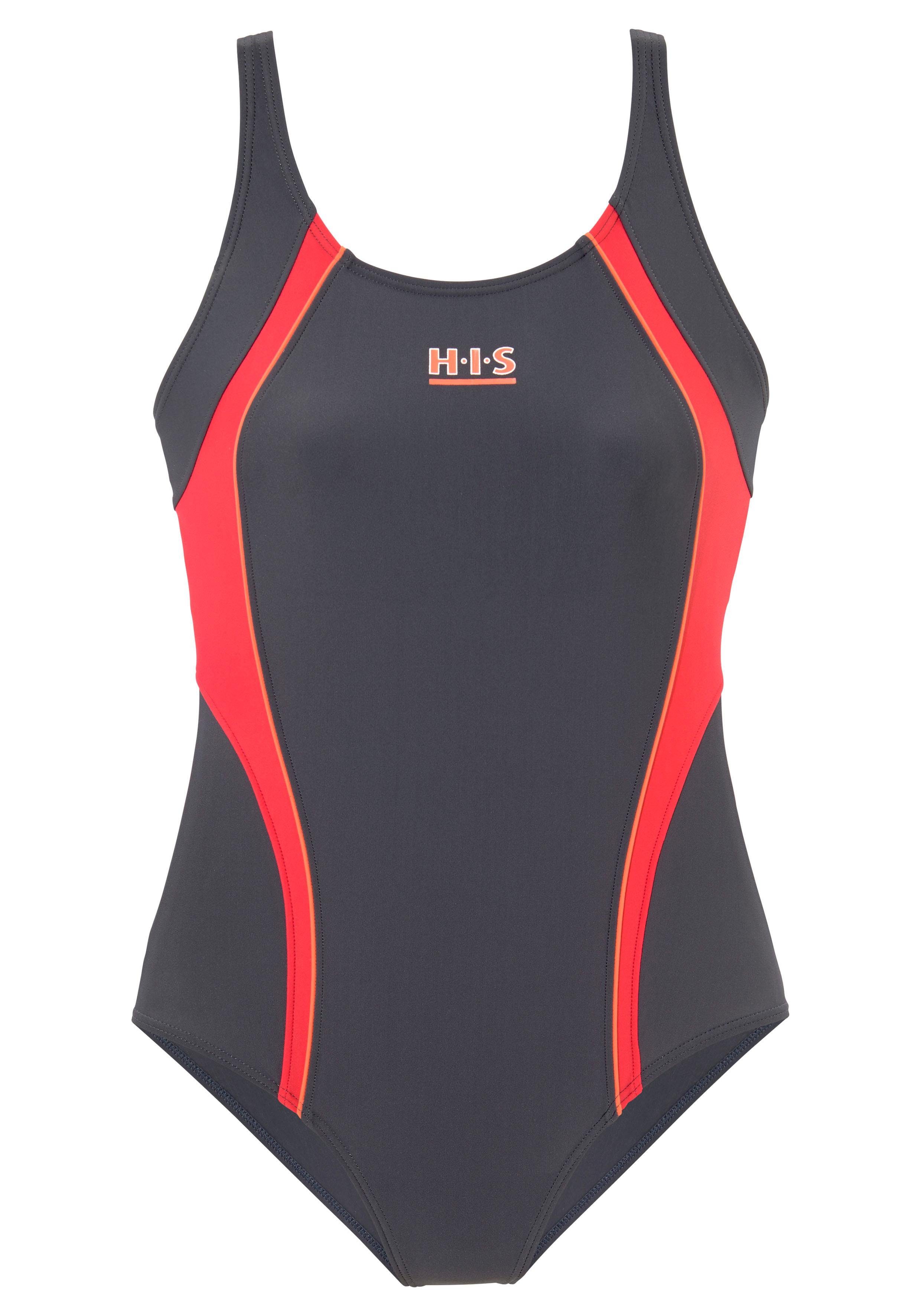 H.I.S Badeanzug mit Kontrastdetails günstig online kaufen