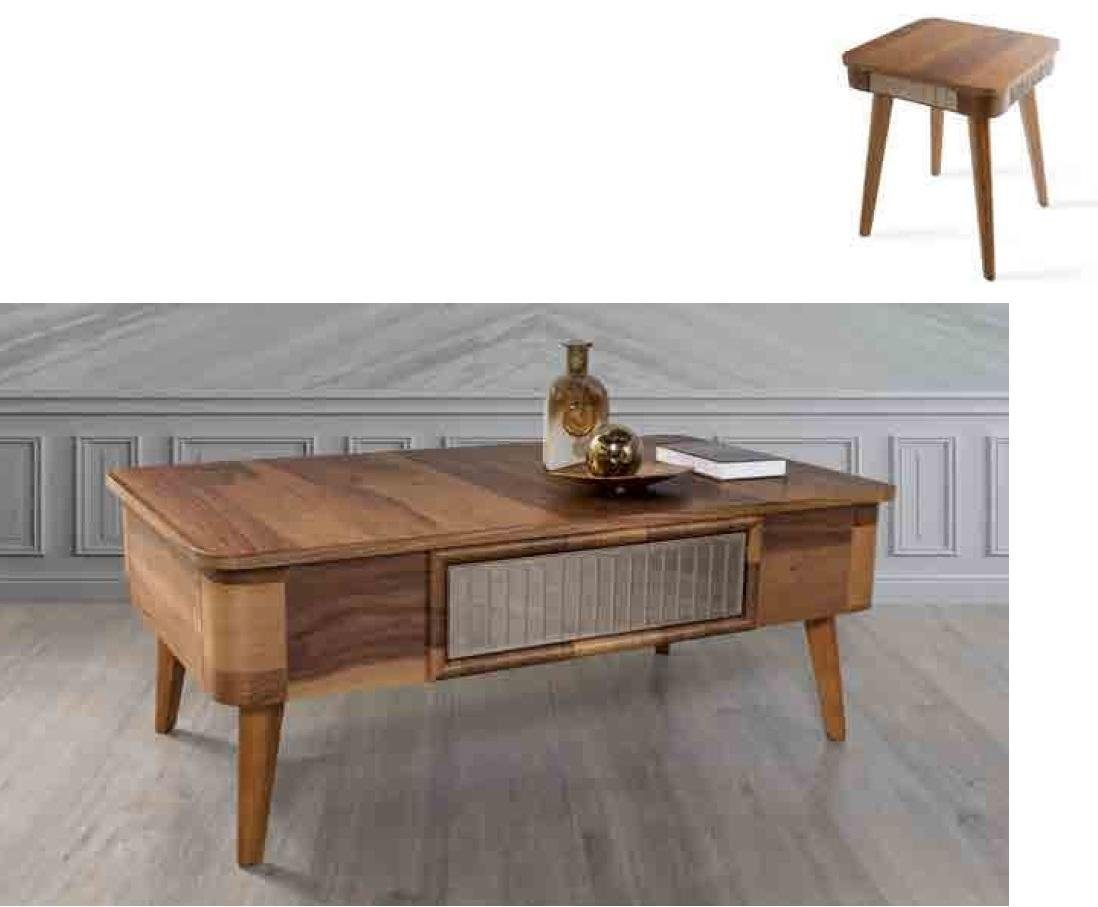 JVmoebel Couchtisch, Wohnzimmertisch Holz Royal Beistell Modern Tische Couchtisch