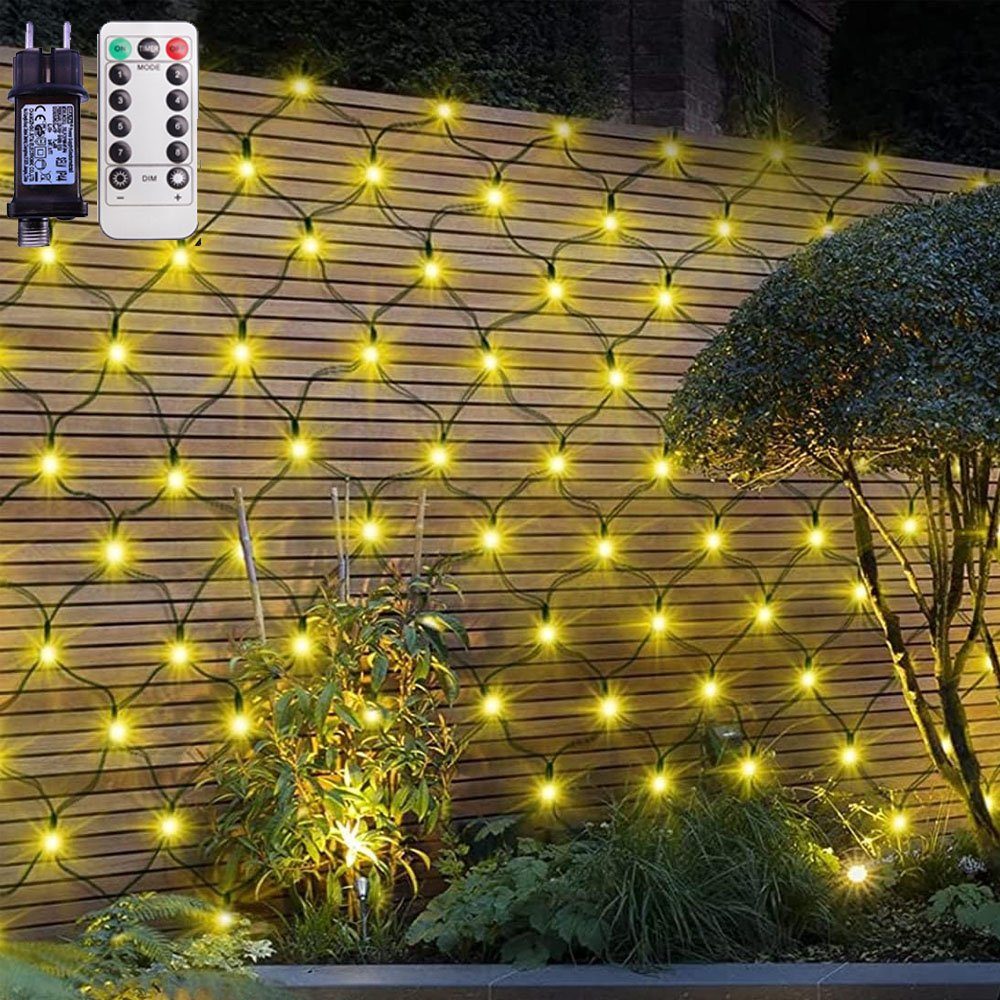 XIIW LED-Lichterkette LED Gartenleuchte LED Lichternetz 4.5X1.5m