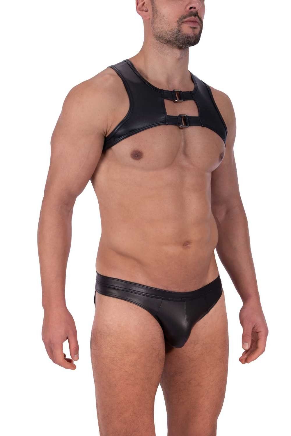 MANSTORE T-Shirt M2318 Cropped Top schwarz Clubwear sexy