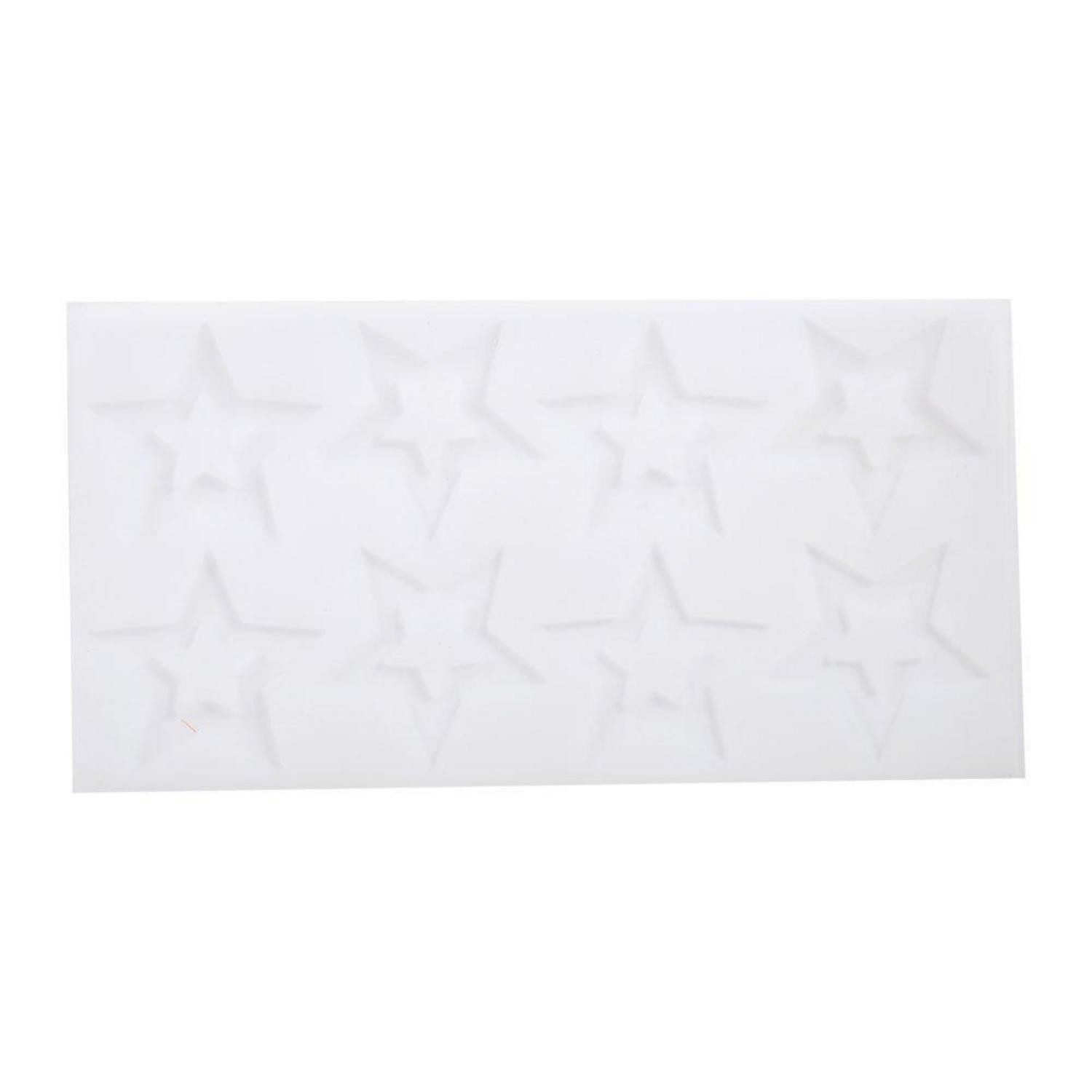 LuxusKollektion Schokoladenform Backform Silikon Stern 8 Gitter, (8-tlg)