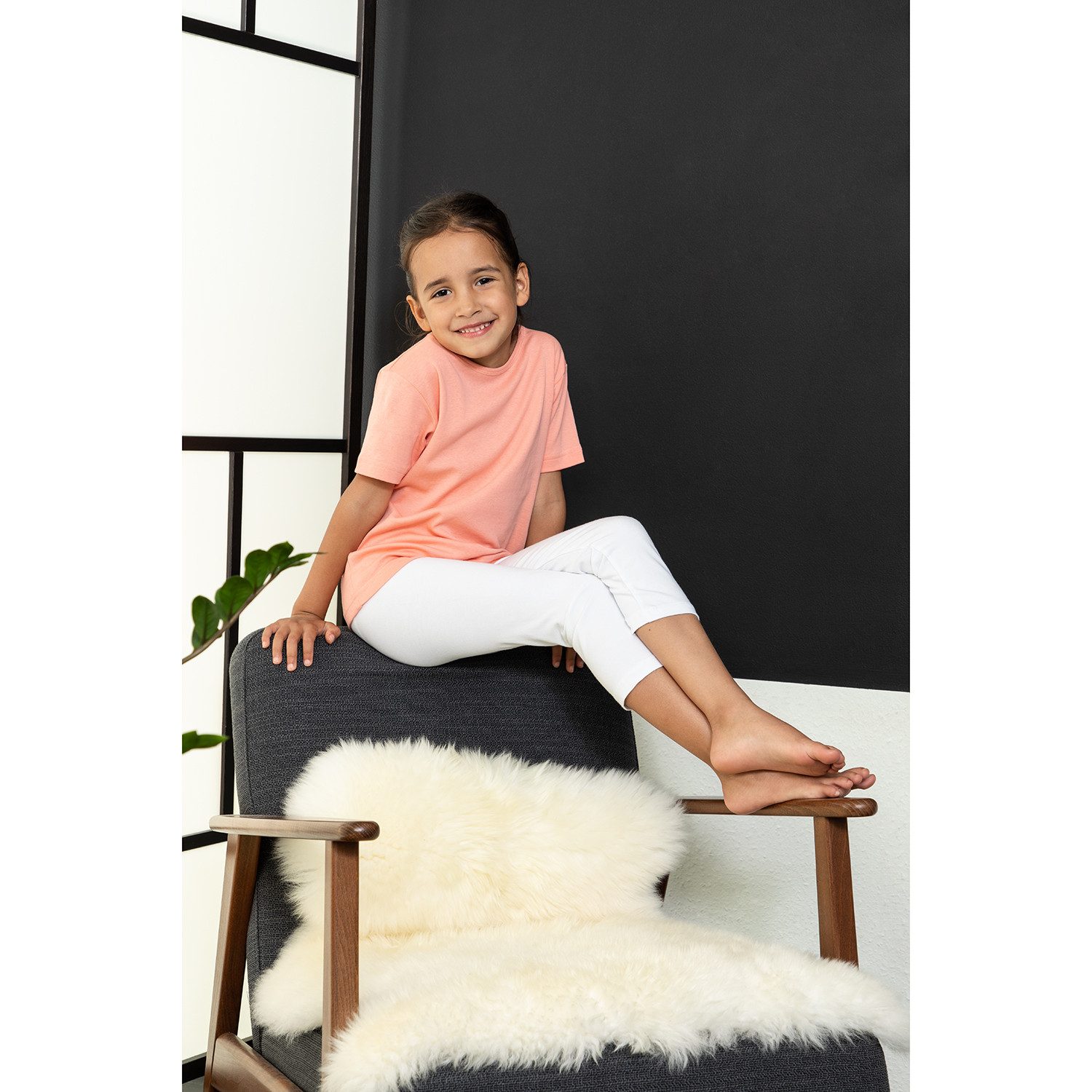 celodoro 3/4-Leggings Kinder Leggings (3/4 Capri) Stretch-Jersey Hose aus Baumwolle