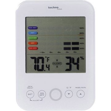 Techno Line Hygrometer Luftfeuchtemessgerät, Taupunkt-/Schimmelwarnanzeige