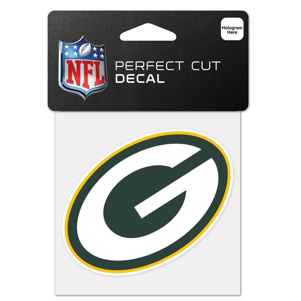 WinCraft Wanddekoobjekt Aufkleber 10x10cm NFL Green Bay Packers
