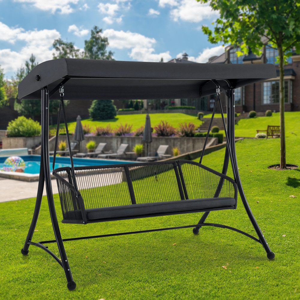 MCombo Hollywoodschaukel M MCombo 3-Sitzer Hollywoodschaukel, Gartenschaukel 8026, 3,00-Sitzer, 128 cm(T) x 201 cm(B) x 172 cm(H)