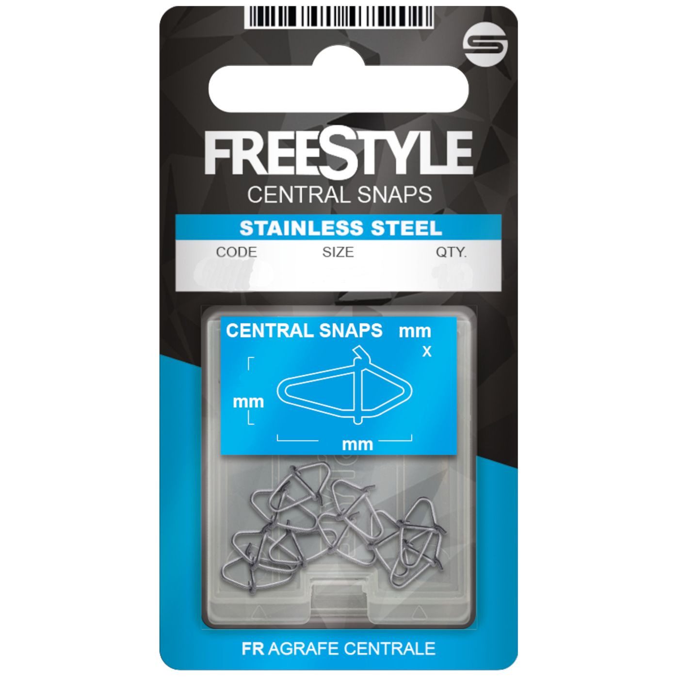 SPRO Schnurverbinder Spro Freestyle Reload Stainless Central Snap - 10 Angelwirbel, (1-St)