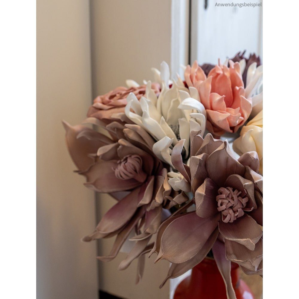 Kunstblume Kunstblumen Lotus rosa Pflanzen Deko günstig online kaufen