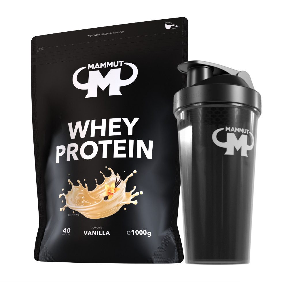 Mammut Nutrition 250 g - 1 kg Whey Protein Bundle Pulver, 1000 g