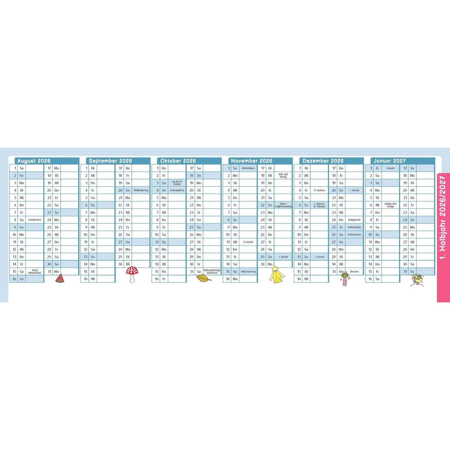 Verlag an der Ruhr Tischkalender Der Wochen-Tischkalender für das Kita-Jahr 2026/2027