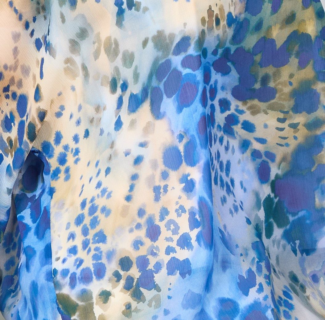 Mona Lisa REDLINE Chiffontunika Große Größen (Chiffonbluse mit Top) figurschmeichelnd