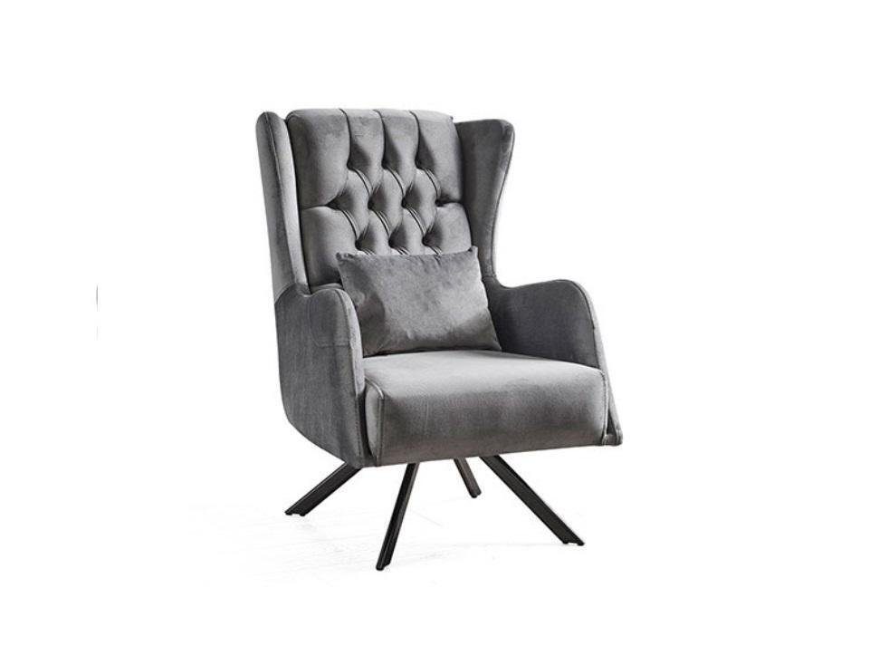 JVmoebel Sessel Sessel Polster Sitz 1 1x Sessel), Stil (1-St., Made Europa in Sitzer Textil Designer Polster Couchen