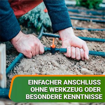 OraGarden Perlschlauch Bewässerungssystem, 3 Stück × 30 m, mit Anschlussset