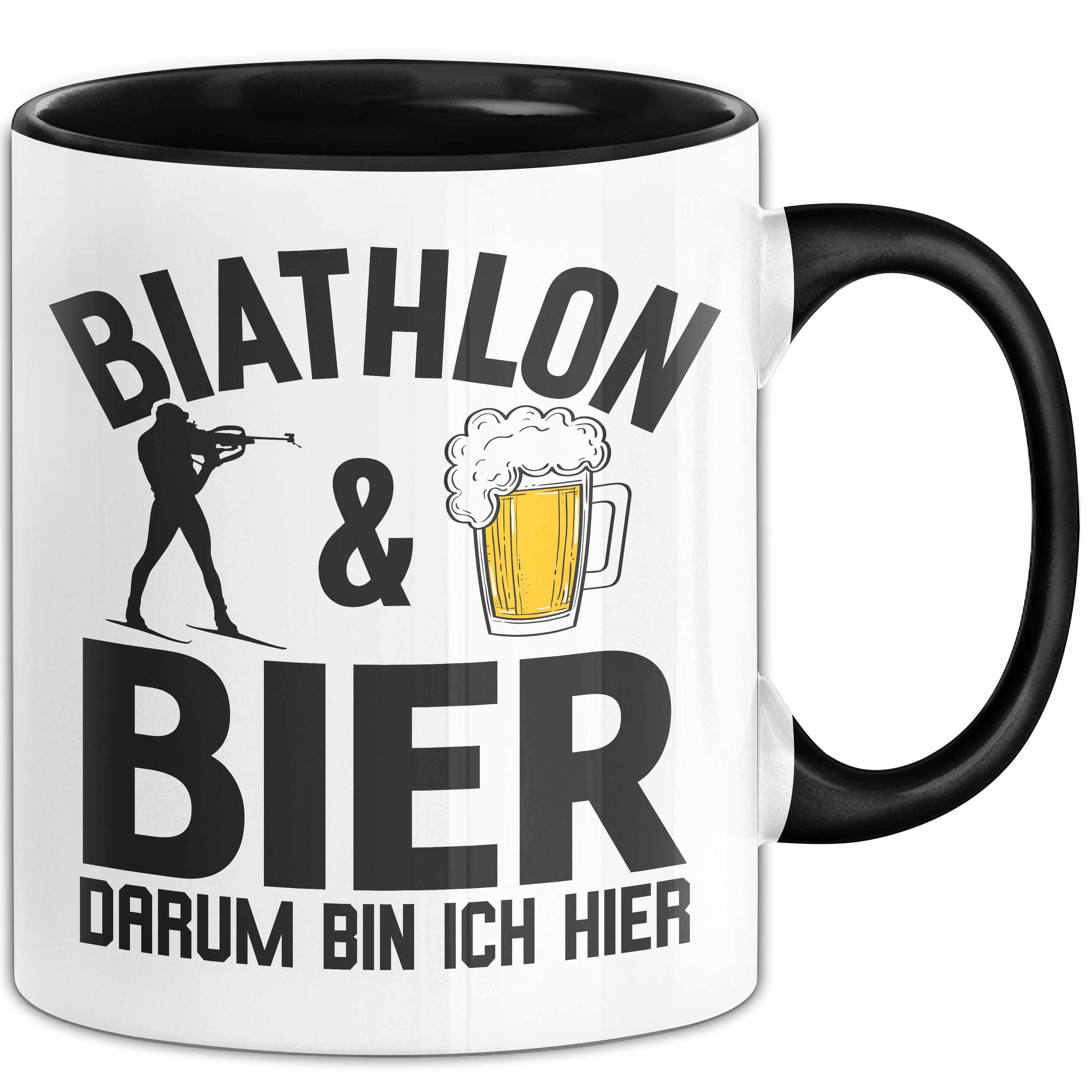 Trendation Tasse Biathlon Tasse Geschenk Wintersport Geschenke Biathlon Und Bier Daru