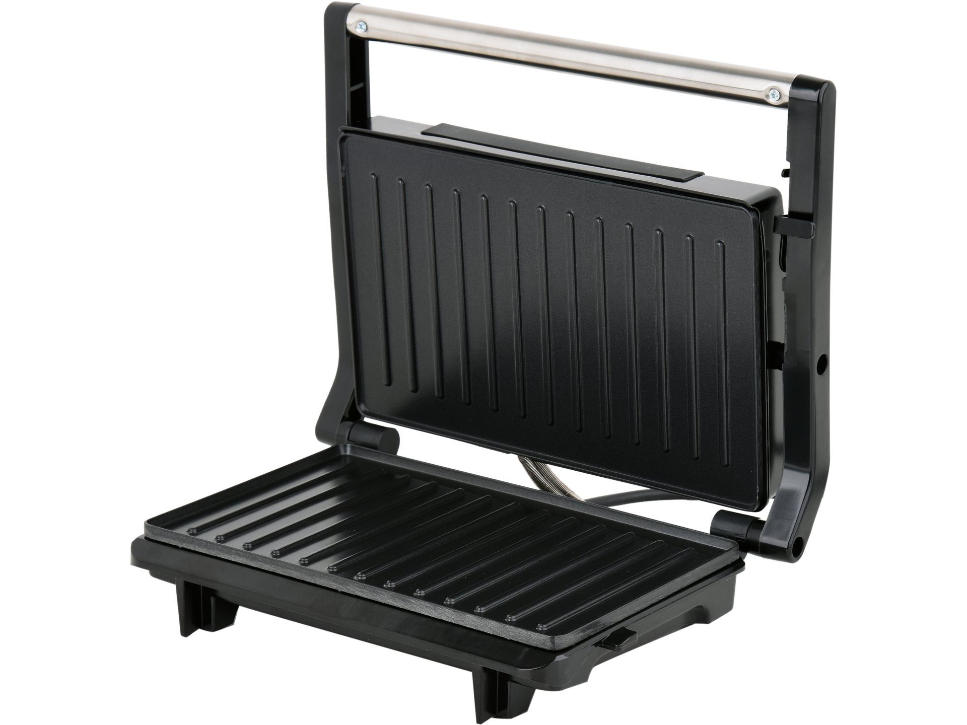 Lund 2-in-1-Sandwichmaker Sandwichmaker mit Grillplatte, 750W, 23 x 14,5 cm, 750 W